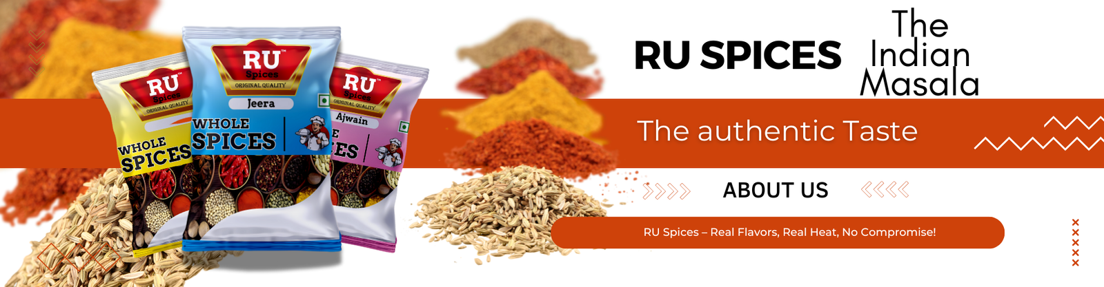 RU Spices About us banner